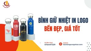 Bình Giữ Nhiệt In Logo Xí Nghiệp Bền Đẹp, Giá Tốt