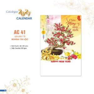 Lịch Bloc 2027 AC Mẫu AC41 (40 x 60 cm) Quà Tết Công Nhân Viên Chiết Khấu Cao in logo doanh nghiệp quà tặng Tết tại Quà Tặng Công Nhân