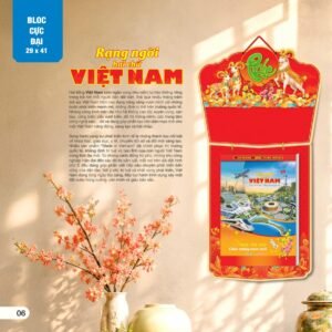 Lịch Bloc Cực Đại 2027 AH Mẫu AH02 (29 x 41 cm) Quà Tết Công Nhân Viên Chiết Khấu Cao in logo doanh nghiệp quà tặng Tết tại Quà Tặng Công Nhân
