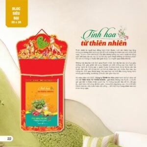 Lịch Bloc Siêu Đại 2027 AH Mẫu AH10 (20 x 30cm) Quà Tết Công Nhân Viên Chiết Khấu Cao in logo doanh nghiệp quà tặng Tết tại Quà Tặng Công Nhân