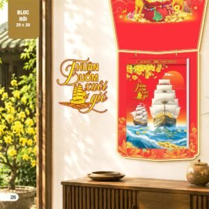 Lịch Bloc Siêu Đại 2027 AH Mẫu AH12 (20 x 30 cm) Quà Tết Công Nhân Viên Chiết Khấu Cao in logo doanh nghiệp quà tặng Tết tại Quà Tặng Công Nhân