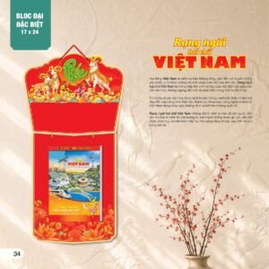 Lịch Bìa Treo 2027 AH Mẫu AH18 (17 x 24 cm) Quà Tết Công Nhân Viên Chiết Khấu Cao in logo doanh nghiệp quà tặng Tết tại Quà Tặng Công Nhân