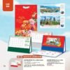 Lịch Bàn Chữ M (Có Note 52 Tuần) 2027 AH Mẫu AH53 - Tinh Hoa Việt Nam (24 x 16cm) Quà Tết Công Nhân Viên Chiết Khấu Cao in logo doanh nghiệp quà tặng Tết tại Quà Tặng Công Nhân