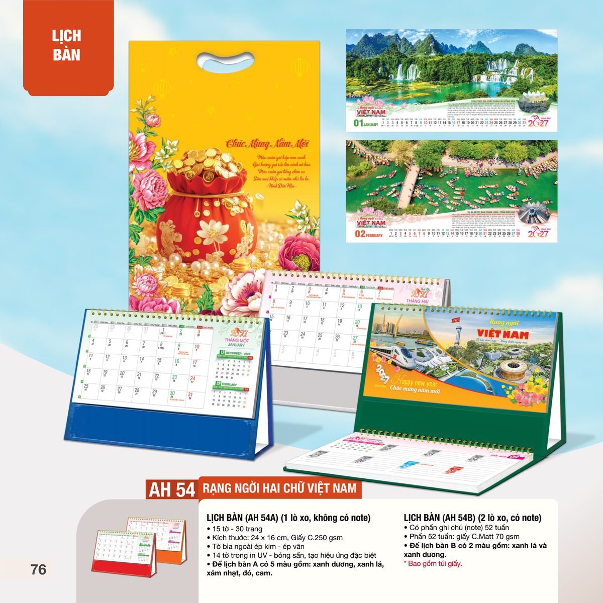 Lịch Bàn Chữ M (Có Note 52 Tuần) 2027 AH Mẫu AH54 (24 x 16cm) Quà Tết Công Nhân Viên Chiết Khấu Cao Lịch Bàn Chữ M (Có Note 52 Tuần) 2027 AH Mẫu AH54 (24 x 16cm) Quà Tết Công Nhân Viên Chiết Khấu Cao in logo doanh nghiệp quà tặng Tết tại Quà Tặng Công Nhân