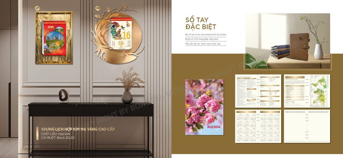 Lịch Bloc Siêu Cực Đại 2027 BS06 Quà Tết Công Nhân Viên Chiết Khấu Cao