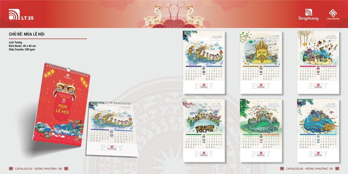 Lịch Bloc ĐP 2027 DP28 Quà Tết Công Nhân Viên Chiết Khấu Cao