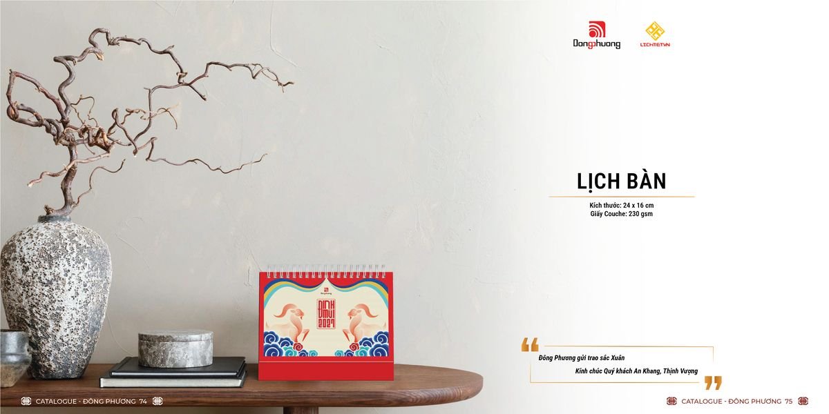 Lịch Bloc ĐP 2027 DP36 Quà Tết Công Nhân Viên Chiết Khấu Cao