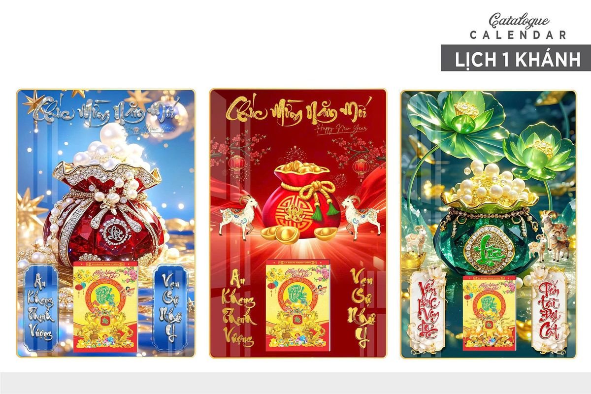 Lịch Gỗ Lamina Cao Cấp 40x60cm 2027 LM406_024 - Quà Tặng Công Nhân