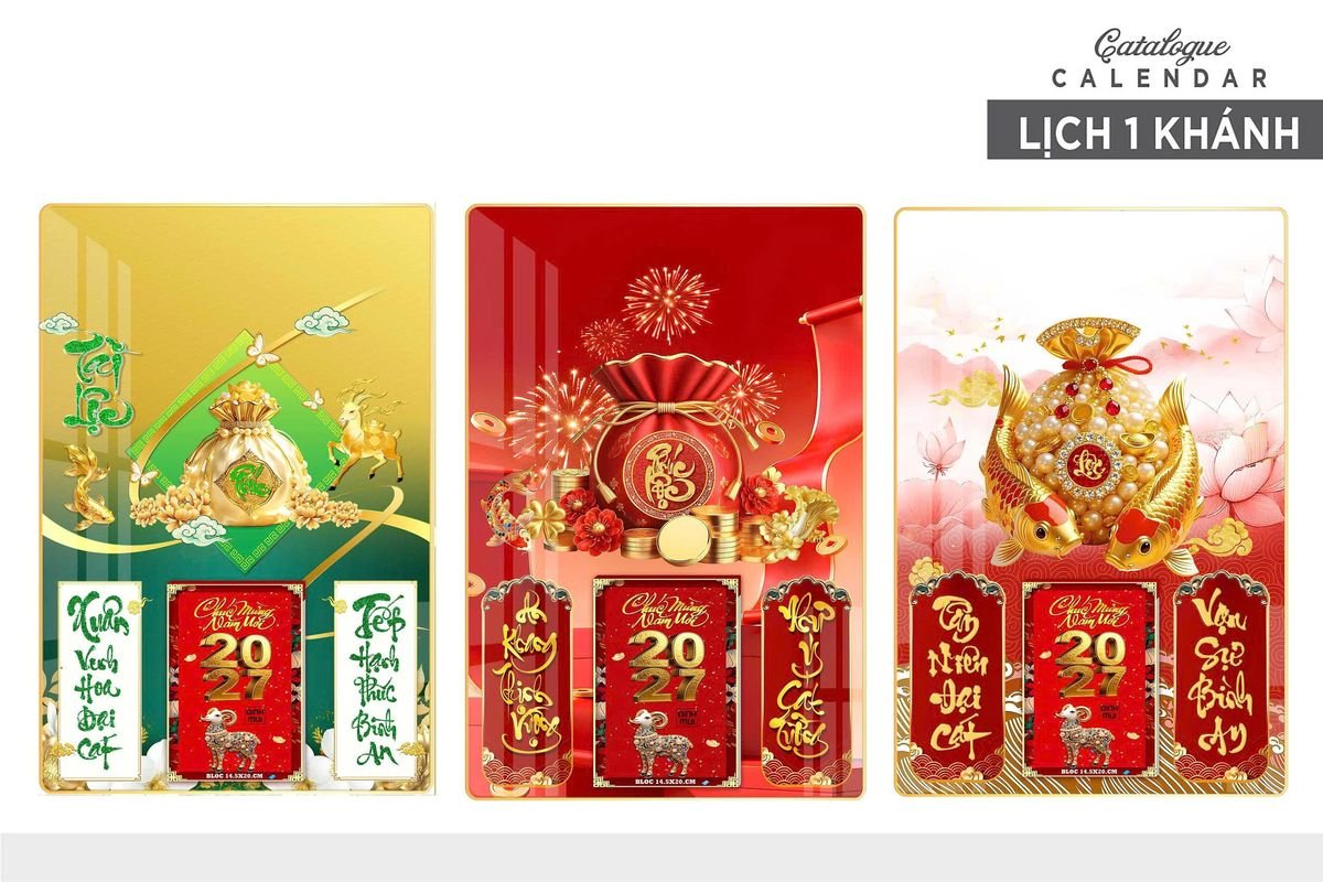 Lịch Gỗ Lamina Cao Cấp 40x60cm 2027 LM406_029 - Quà Tặng Công Nhân