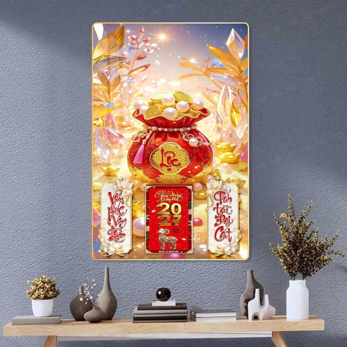 Lịch Gỗ Lamina Cao Cấp 40x60cm 2027 LM406_038 Quà Tết Công Nhân Viên Chiết Khấu Cao Lịch Gỗ Lamina Cao Cấp 40x60cm 2027 LM406_038 - Quà Tặng Công Nhân
