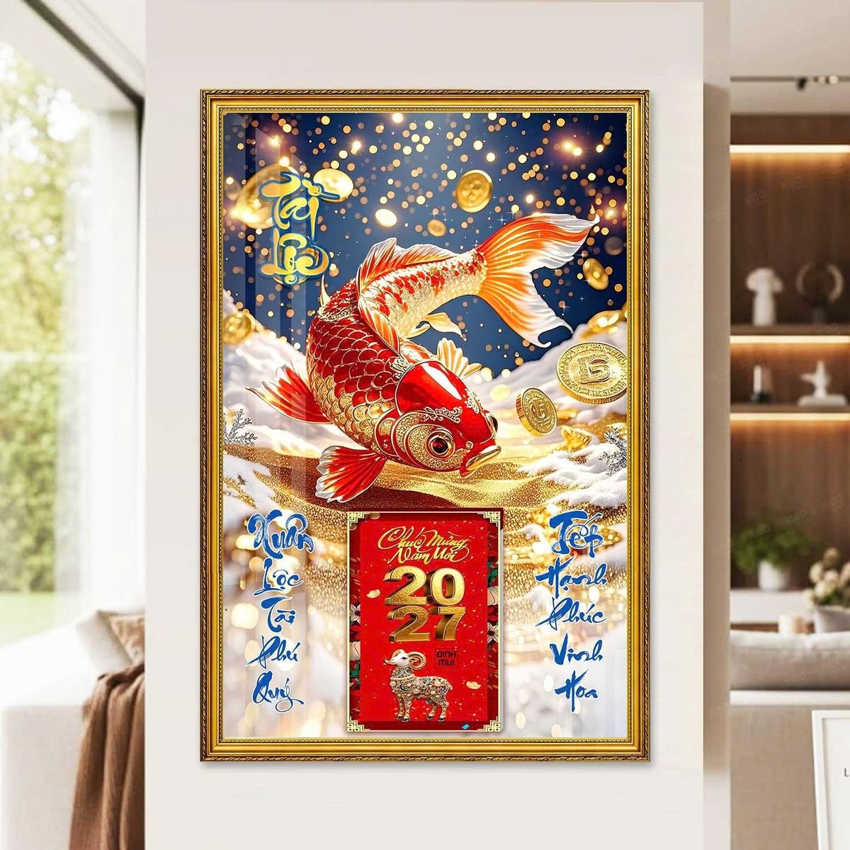 Lịch Gỗ Lamina Cao Cấp 40x60cm 2027 LM406_058 Quà Tết Công Nhân Viên Chiết Khấu Cao Lịch Gỗ Lamina Cao Cấp 40x60cm 2027 LM406_058 - Quà Tặng Công Nhân