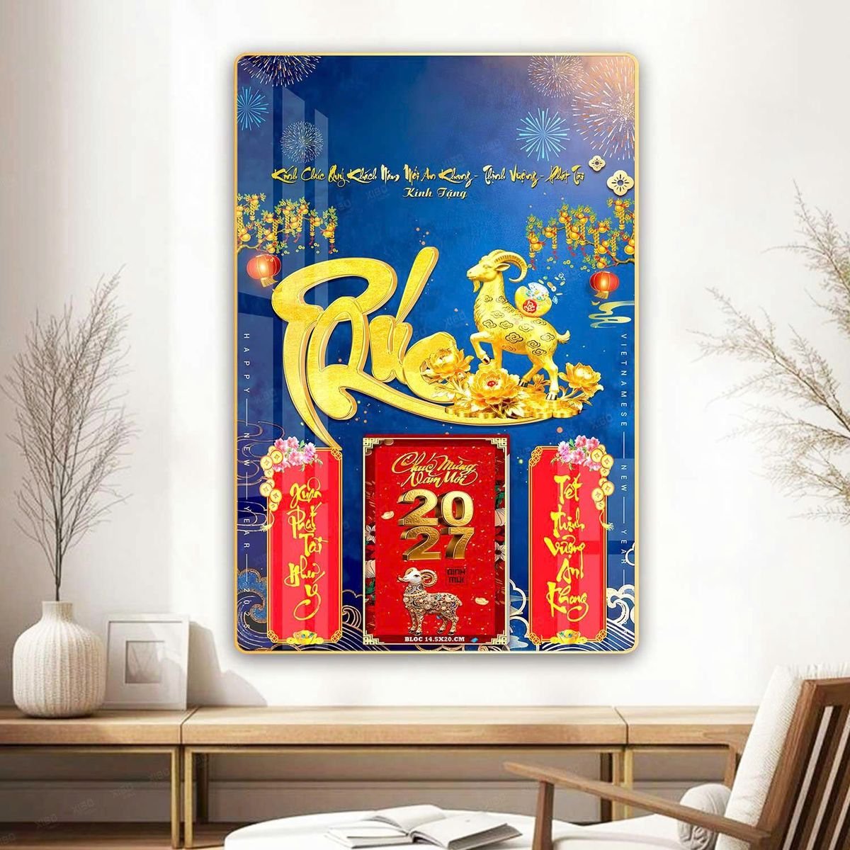 Lịch Gỗ Lamina Cao Cấp 40x60cm 2027 LM406_075 Quà Tết Công Nhân Viên Chiết Khấu Cao Lịch Gỗ Lamina Cao Cấp 40x60cm 2027 LM406_075 - Quà Tặng Công Nhân
