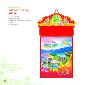 Lịch Bloc 2027 MT Mẫu MT10 (30 x 40cm) Quà Tết Công Nhân Viên Chiết Khấu Cao in logo doanh nghiệp quà tặng Tết tại Quà Tặng Công Nhân
