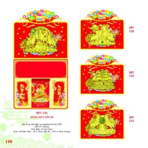 Bìa Lò Xo Dán Bloc 2027 MT Mẫu MT132 (37 x 68cm) Quà Tết Công Nhân Viên Chiết Khấu Cao in logo doanh nghiệp quà tặng Tết tại Quà Tặng Công Nhân