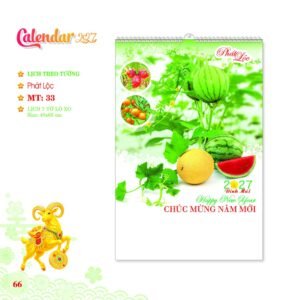quà tết công nhân 2027 Lịch Treo Tường Lò Xo 2027 MT Mẫu MT33 (40 x 60cm) Quà Tết Công Nhân Viên Chiết Khấu Cao