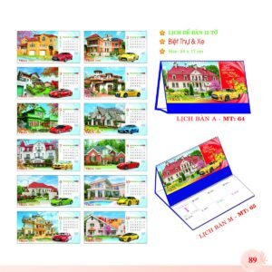 Lịch Để Bàn 2027 MT Mẫu MT65 (24 x 17cm) Quà Tết Công Nhân Viên Chiết Khấu Cao in logo doanh nghiệp quà tặng Tết tại Quà Tặng Công Nhân