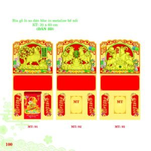 Bìa Lò Xo Dán Bloc 2027 MT Mẫu MT92 (30 x 60cm) Quà Tết Công Nhân Viên Chiết Khấu Cao in logo doanh nghiệp quà tặng Tết tại Quà Tặng Công Nhân