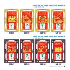 Lịch Bloc 2027 NB Mẫu NB127 - An Khang Thịnh Vượng (55  x  85 cm) Quà Tết Công Nhân Viên Chiết Khấu Cao in logo doanh nghiệp quà tặng Tết tại Quà Tặng Công Nhân