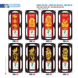 Lịch Bloc 2027 NB Mẫu NB168 (39 x 89cm) Quà Tết Công Nhân Viên Chiết Khấu Cao in logo doanh nghiệp quà tặng Tết tại Quà Tặng Công Nhân