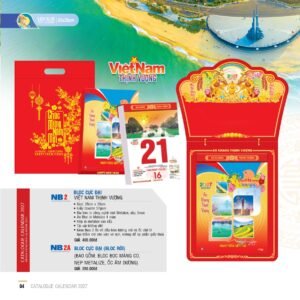 Lịch Bìa Treo 2027 NB Mẫu NB2 (29 x 41 cm) Quà Tết Công Nhân Viên Chiết Khấu Cao in logo doanh nghiệp quà tặng Tết tại Quà Tặng Công Nhân