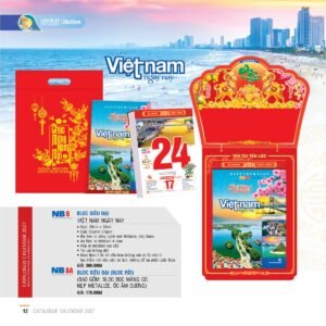 Lịch Bloc Siêu Đại 2027 NB Mẫu NB6A (20 x 30cm) Quà Tết Công Nhân Viên Chiết Khấu Cao in logo doanh nghiệp quà tặng Tết tại Quà Tặng Công Nhân