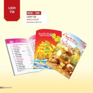 Lịch Bloc 2027 NHA Mẫu NHA106 (29 x 41 cm) Quà Tết Công Nhân Viên Chiết Khấu Cao in logo doanh nghiệp quà tặng Tết tại Quà Tặng Công Nhân