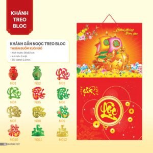 Lịch Bloc 2027 NHA Mẫu NHA64 (36 x 62cm) Quà Tết Công Nhân Viên Chiết Khấu Cao in logo doanh nghiệp quà tặng Tết tại Quà Tặng Công Nhân