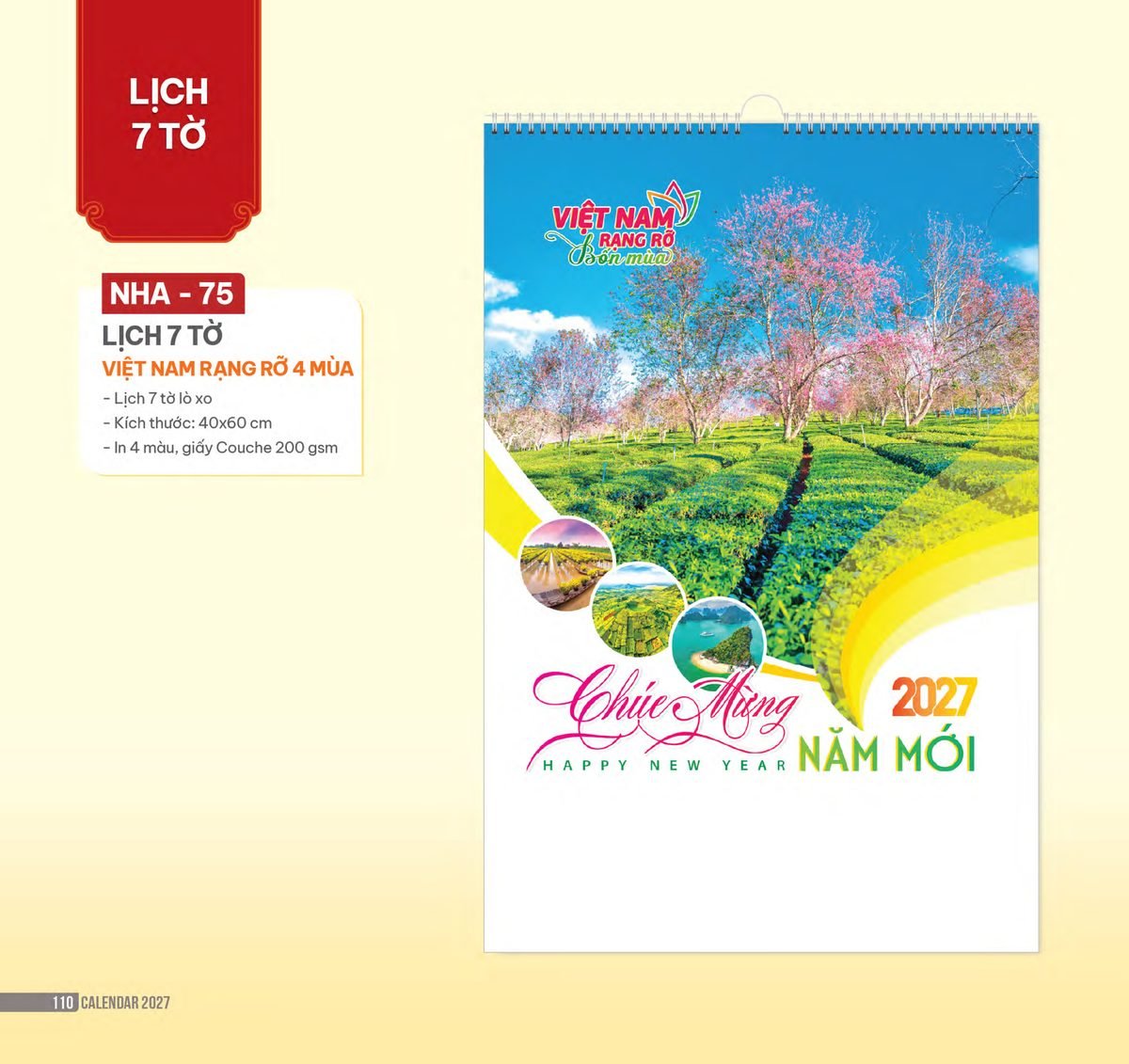 Lịch Treo Tường Lò Xo 2027 NHA Mẫu NHA75 - Việt Nam Rạng Rỡ 4 Mùa (40 x 60cm) Quà Tết Công Nhân Viên Chiết Khấu Cao Lịch Treo Tường Lò Xo 2027 NHA Mẫu NHA75 - Việt Nam Rạng Rỡ 4 Mùa (40 x 60cm) Quà Tết Công Nhân Viên Chiết Khấu Cao in logo doanh nghiệp quà tặng Tết tại Quà Tặng Công Nhân
