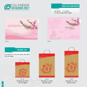 Lịch Bloc 2027 NH Mẫu NH84 (14 x 20cm) Quà Tết Công Nhân Viên Chiết Khấu Cao in logo doanh nghiệp quà tặng Tết tại Quà Tặng Công Nhân