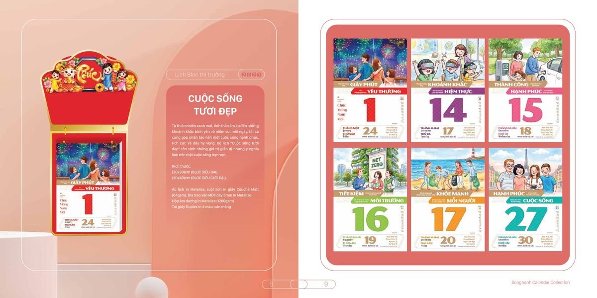 Lịch Bloc Cao Cấp SH 2027 SH45 Quà Tết Công Nhân Viên Chiết Khấu Cao Lịch Bloc Cao Cấp SH 2027 SH45 Quà Tết Công Nhân Viên Chiết Khấu Cao