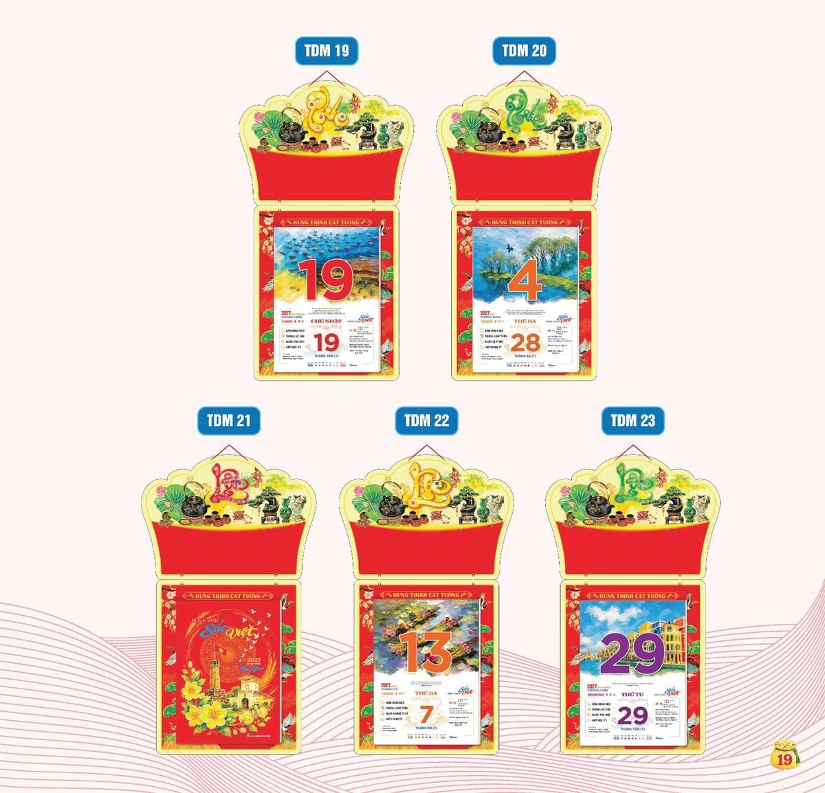 Lịch Bloc Siêu Cực Đại 2027 TDM16 Quà Tết Công Nhân Viên Chiết Khấu Cao