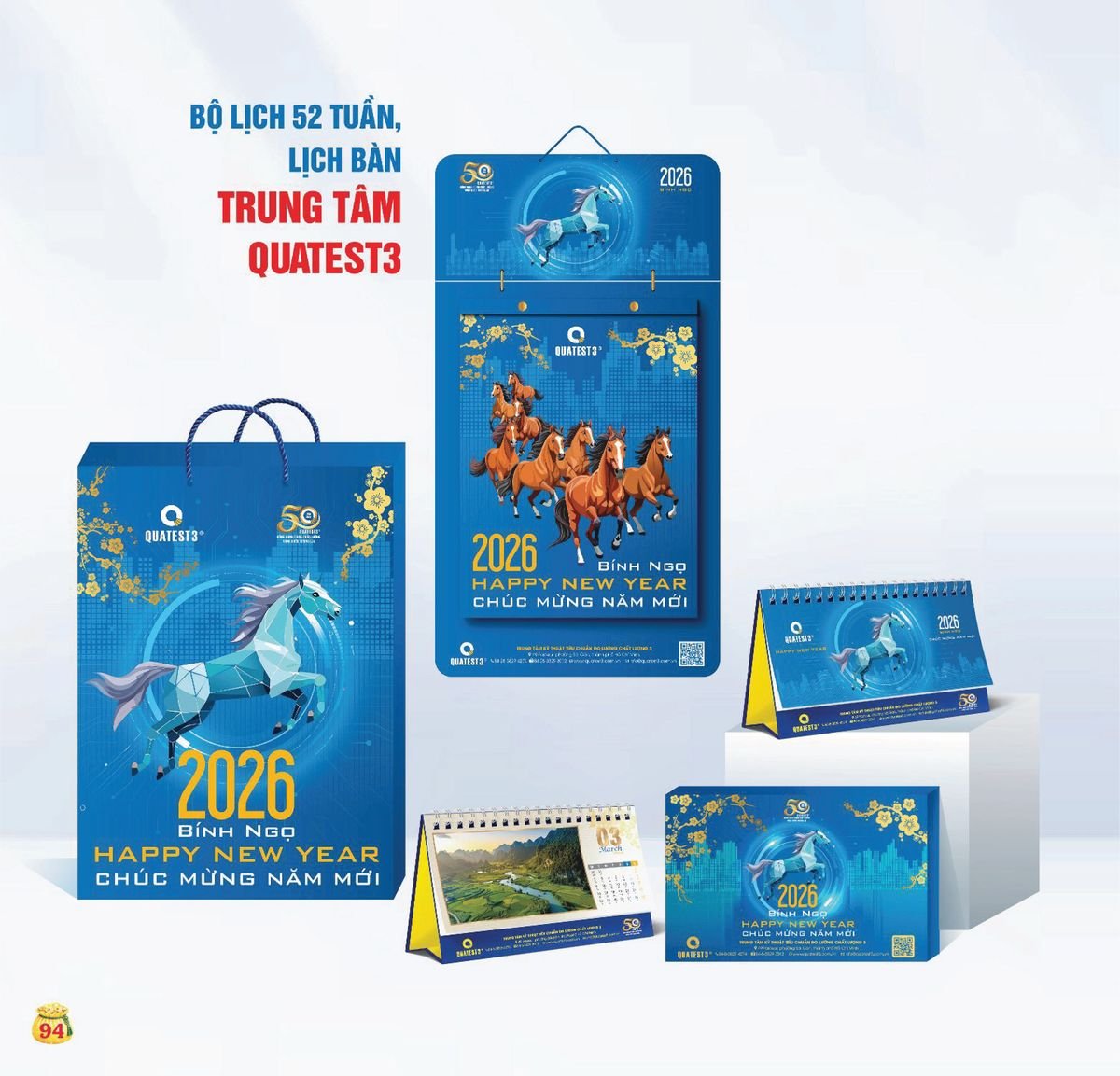Lịch Bloc Siêu Cực Đại 2027 TDM91 Quà Tết Công Nhân Viên Chiết Khấu Cao