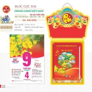 Lịch Bloc Cực Đại 2027 TD Mẫu TD11 (29 x 41 cm) Quà Tết Công Nhân Viên Chiết Khấu Cao in logo doanh nghiệp quà tặng Tết tại Quà Tặng Công Nhân