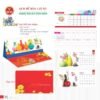 Lịch Để Bàn 2027 TD Mẫu TD45 (14 x 24cm) Quà Tết Công Nhân Viên Chiết Khấu Cao in logo doanh nghiệp quà tặng Tết tại Quà Tặng Công Nhân