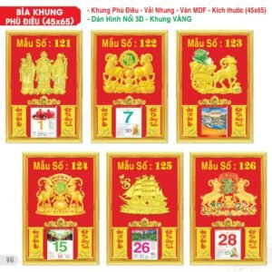Lịch Bìa Treo 2027 TS Mẫu TS-47 (45 x 65 cm) Quà Tết Công Nhân Viên Chiết Khấu Cao