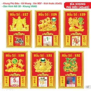 Lịch Bìa Treo 2027 TS Mẫu TS-48 (45 x 65 cm) Quà Tết Công Nhân Viên Chiết Khấu Cao