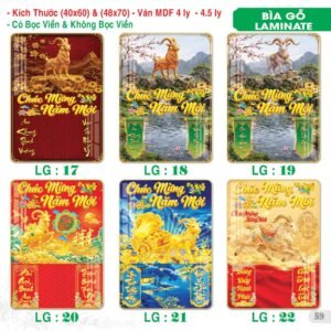 Lịch Bìa Treo 2027 TS Mẫu TS-60 (40 x 60 cm) Quà Tết Công Nhân Viên Chiết Khấu Cao