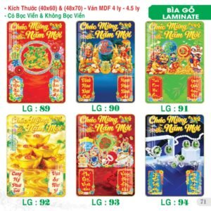 Lịch Bìa Treo 2027 TS Mẫu TS-72 (40 x 60 cm) Quà Tết Công Nhân Viên Chiết Khấu Cao