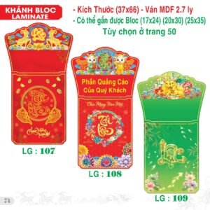 Lịch Bloc Siêu Đại 2027 TS Mẫu TS-75 (37 x 66 cm) Quà Tết Công Nhân Viên Chiết Khấu Cao