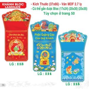 Lịch Bloc Siêu Đại 2027 TS Mẫu TS-77 (37 x 66 cm) Quà Tết Công Nhân Viên Chiết Khấu Cao