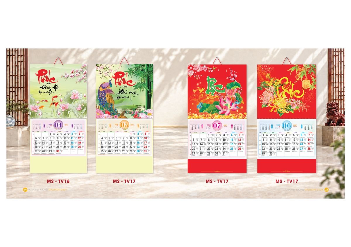 Lịch Bloc Cực Đại 2027 TV11 Quà Tết Công Nhân Viên Chiết Khấu Cao