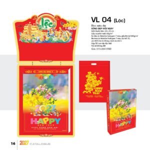 Lịch Bloc Siêu Đại 2027 VL Mẫu VL04 (20 x 30cm) Quà Tết Công Nhân Viên Chiết Khấu Cao in logo doanh nghiệp quà tặng Tết tại Quà Tặng Công Nhân