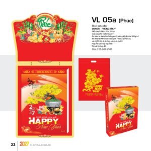 Lịch Bloc Siêu Đại 2027 VL Mẫu VL05A (20 x 30cm) Quà Tết Công Nhân Viên Chiết Khấu Cao in logo doanh nghiệp quà tặng Tết tại Quà Tặng Công Nhân