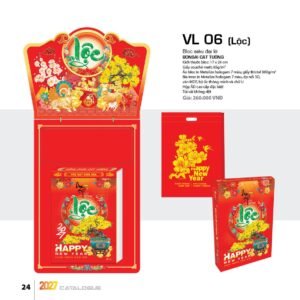 Lịch Bloc Siêu Đại 2027 VL Mẫu VL06 (17 x 24cm) Quà Tết Công Nhân Viên Chiết Khấu Cao in logo doanh nghiệp quà tặng Tết tại Quà Tặng Công Nhân