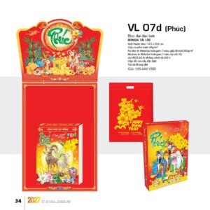Lịch Bloc Đại Đặc Biệt 2027 VL Mẫu VL07D (29 x 41 cm) Quà Tết Công Nhân Viên Chiết Khấu Cao in logo doanh nghiệp quà tặng Tết tại Quà Tặng Công Nhân