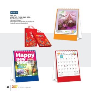 Lịch Để Bàn 2027 VL Mẫu VLLB04 (16 x 24 cm) Quà Tết Công Nhân Viên Chiết Khấu Cao in logo doanh nghiệp quà tặng Tết tại Quà Tặng Công Nhân