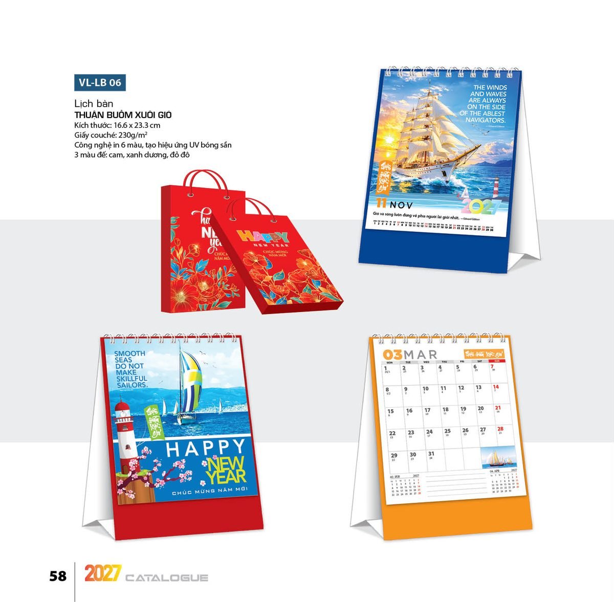 Lịch Bloc 2027 VL Mẫu VLLB06 (29 x 41 cm) Quà Tết Công Nhân Viên Chiết Khấu Cao Lịch Bloc 2027 VL Mẫu VLLB06 (29 x 41 cm) Quà Tết Công Nhân Viên Chiết Khấu Cao in logo doanh nghiệp quà tặng Tết tại Quà Tặng Công Nhân