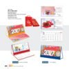 Lịch Bàn Chữ M (Có Note 52 Tuần) 2027 VL Mẫu VLLB09 (24 x 11cm) Quà Tết Công Nhân Viên Chiết Khấu Cao in logo doanh nghiệp quà tặng Tết tại Quà Tặng Công Nhân