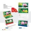 Lịch Bàn Chữ M (Có Note 52 Tuần) 2027 VL Mẫu VLLB13 (24 x 11cm) Quà Tết Công Nhân Viên Chiết Khấu Cao in logo doanh nghiệp quà tặng Tết tại Quà Tặng Công Nhân